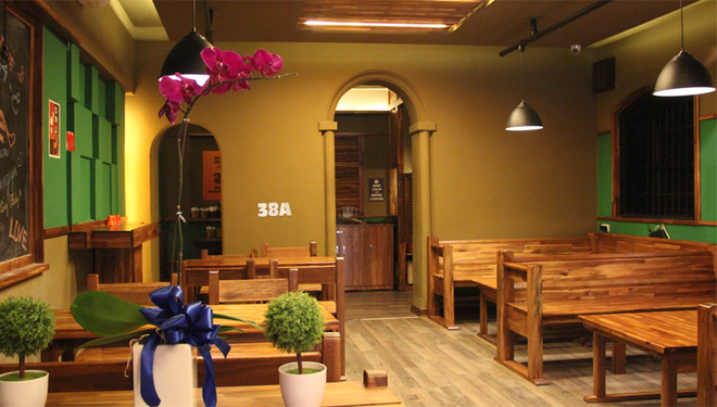 thiết kế nội thất quán cafe