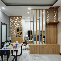 Lam gỗ phòng khách LG19