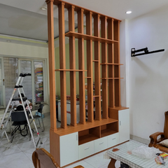 Lam gỗ phòng khách LG26