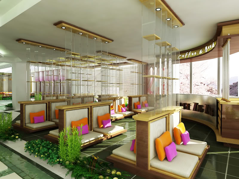 thiết kế nội thất quán cafe