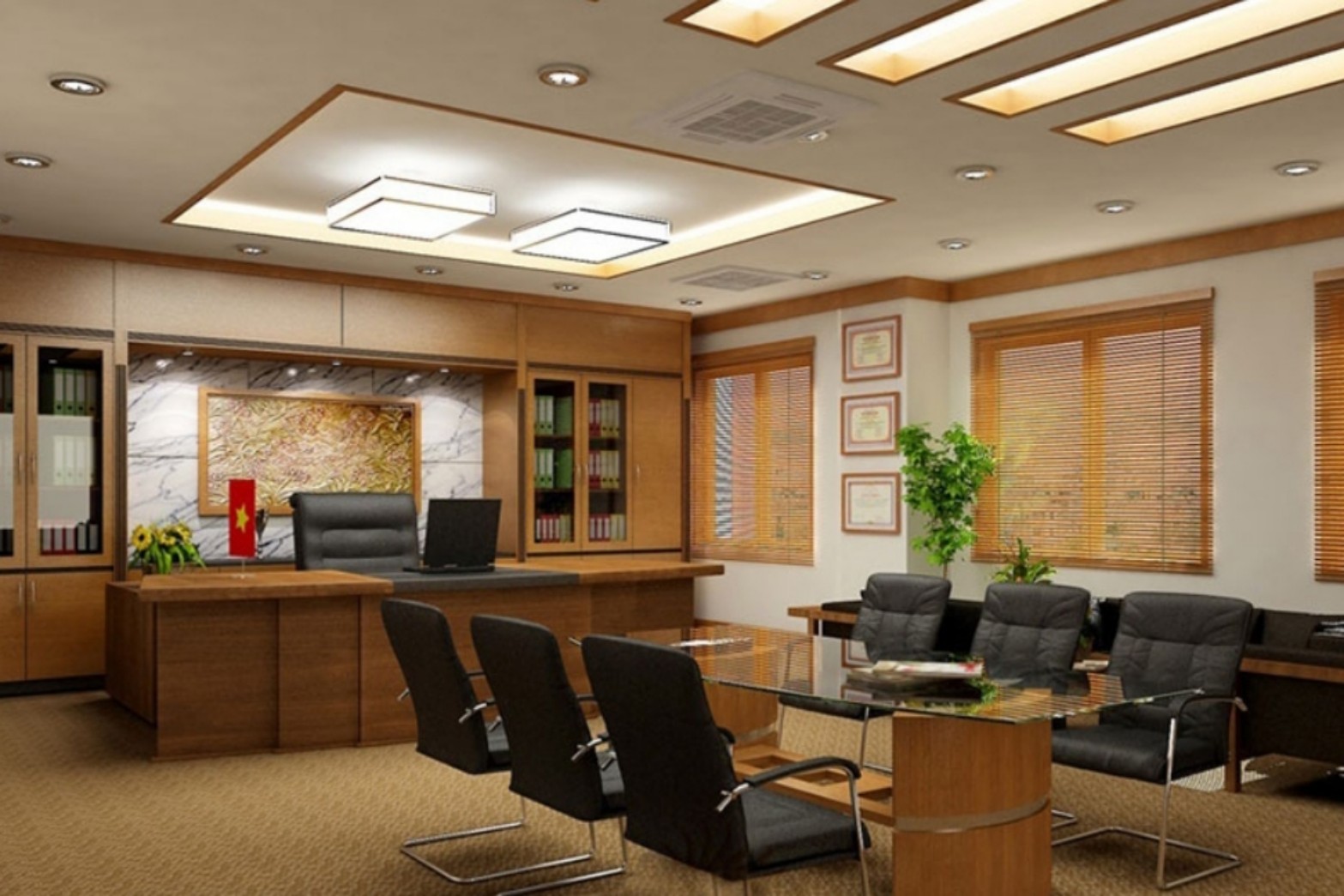 thiết kế nội thất văn phòng
