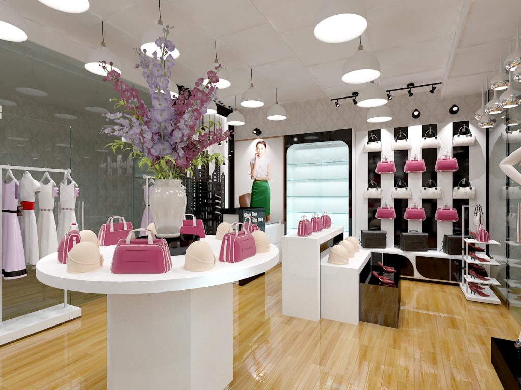 thiết kế nội thất showroom