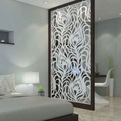 Vách ngăn phòng ngủ đẹp mẫu PN03