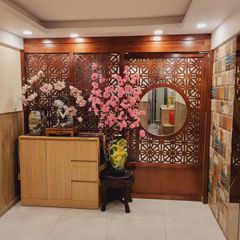 Vách cửa lùa phòng khách CL20
