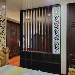 Vách ngăn phòng ngủ bằng gỗ mẫu PN08