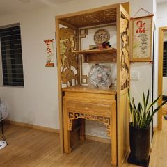 Vách ngăn phòng thờ đẹp PT01