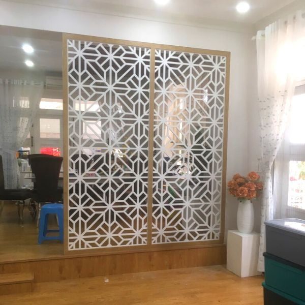 Vách ngăn phòng khách và bếp PK10