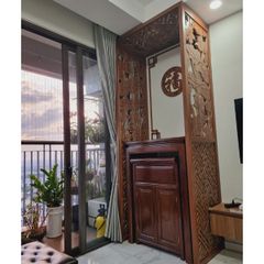 Vách ngăn phòng thờ cho chung cư PT18