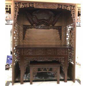 Mẫu vách ngăn phòng thờ sang trọng PT27