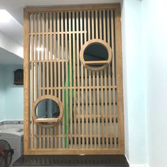 Mẫu vách ngăn cầu thang bằng gỗ mẫu CT07