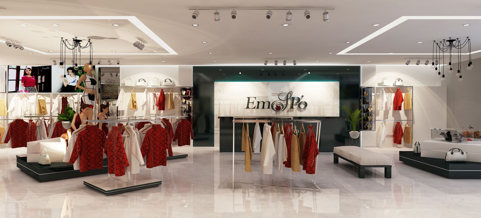 thiết kế nội thất showroom